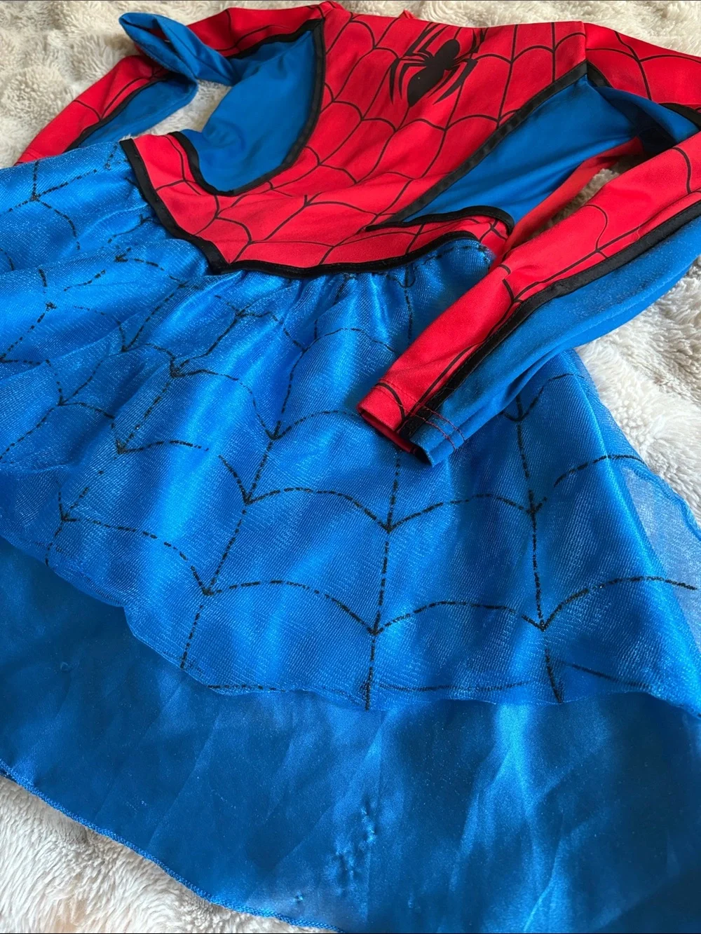 Marvel Red & Blue Spidergirl Costume Dress